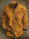 Vintage Art Print Long Sleeve Shirt