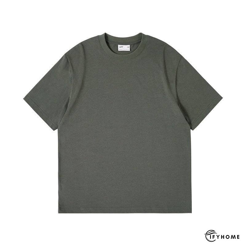 Men's Loose Fit Solid Color Short Sleeve T-Shirt | IFYHOME