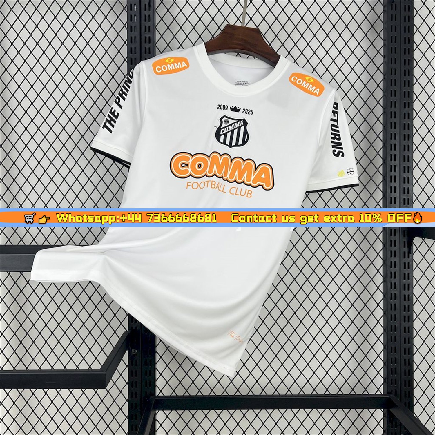 Santos 25-26 Neymar Return Commemorative Special Edition Jersey - Fans Version