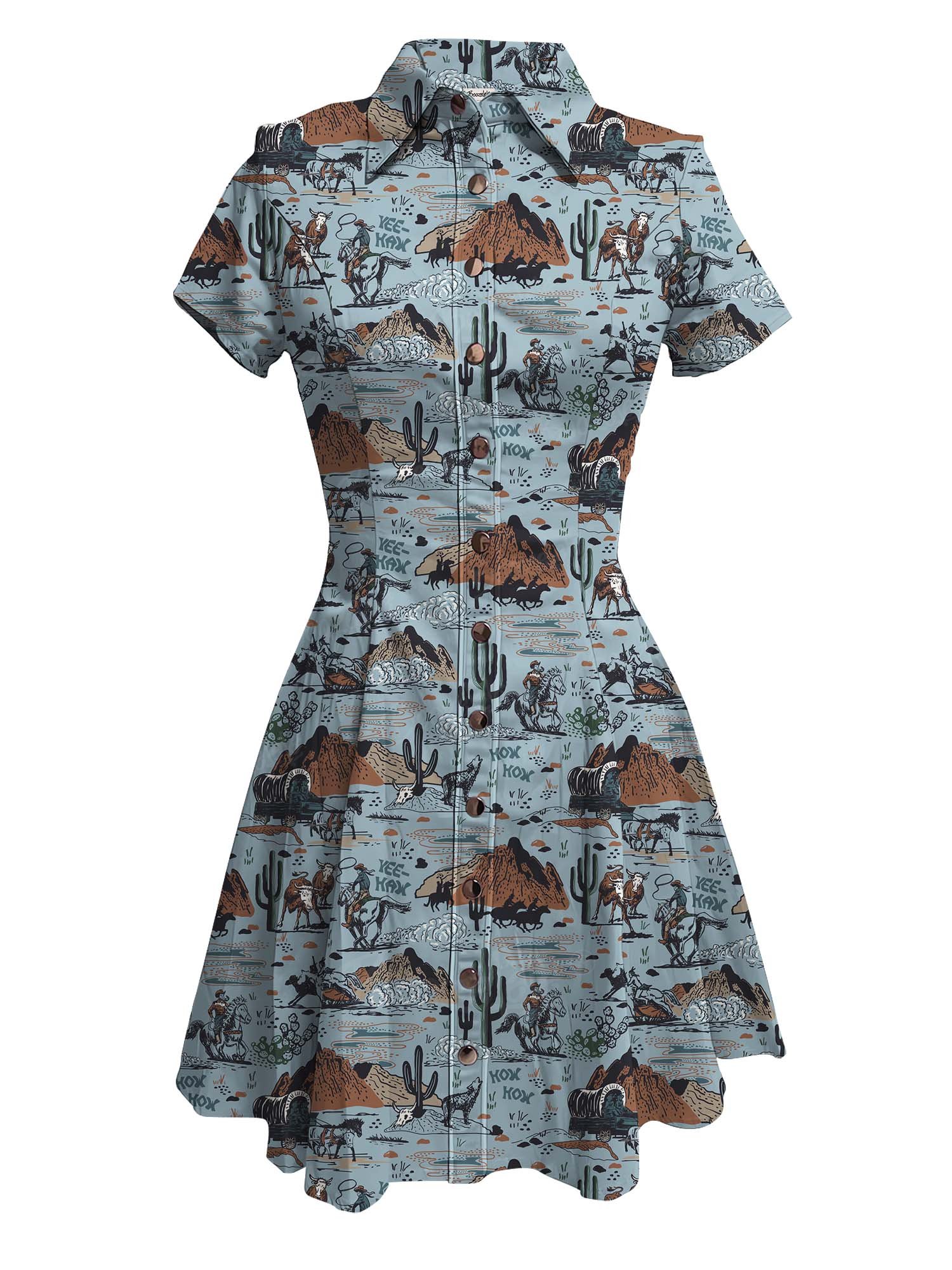 【Vanessa X Boozelele】Saddle Up - 100% Cotton Dress