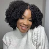 New Glueless Super Fluffy Afro Kinky Black Curly Wigs