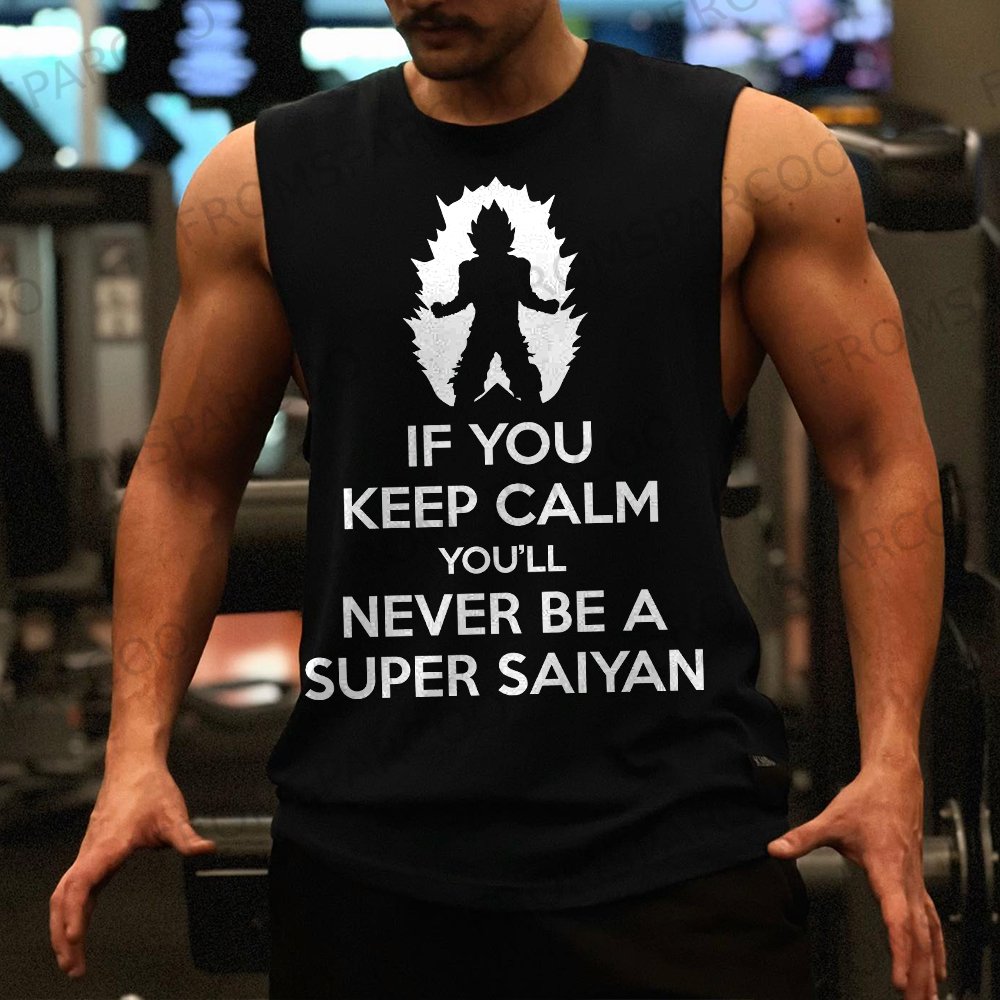 Men's Anime Print Ultimate Gym Tank Top