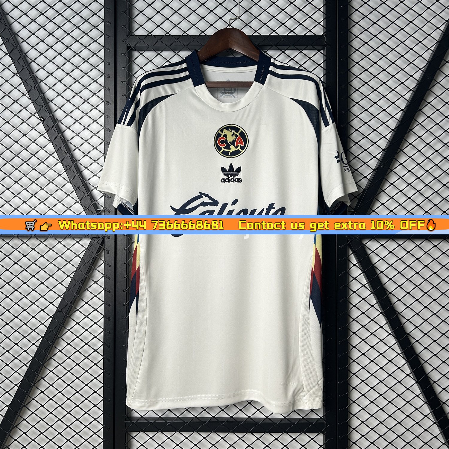 Club América 25-26 White Throwback Trefoil Special Edition Jersey - Fans Version