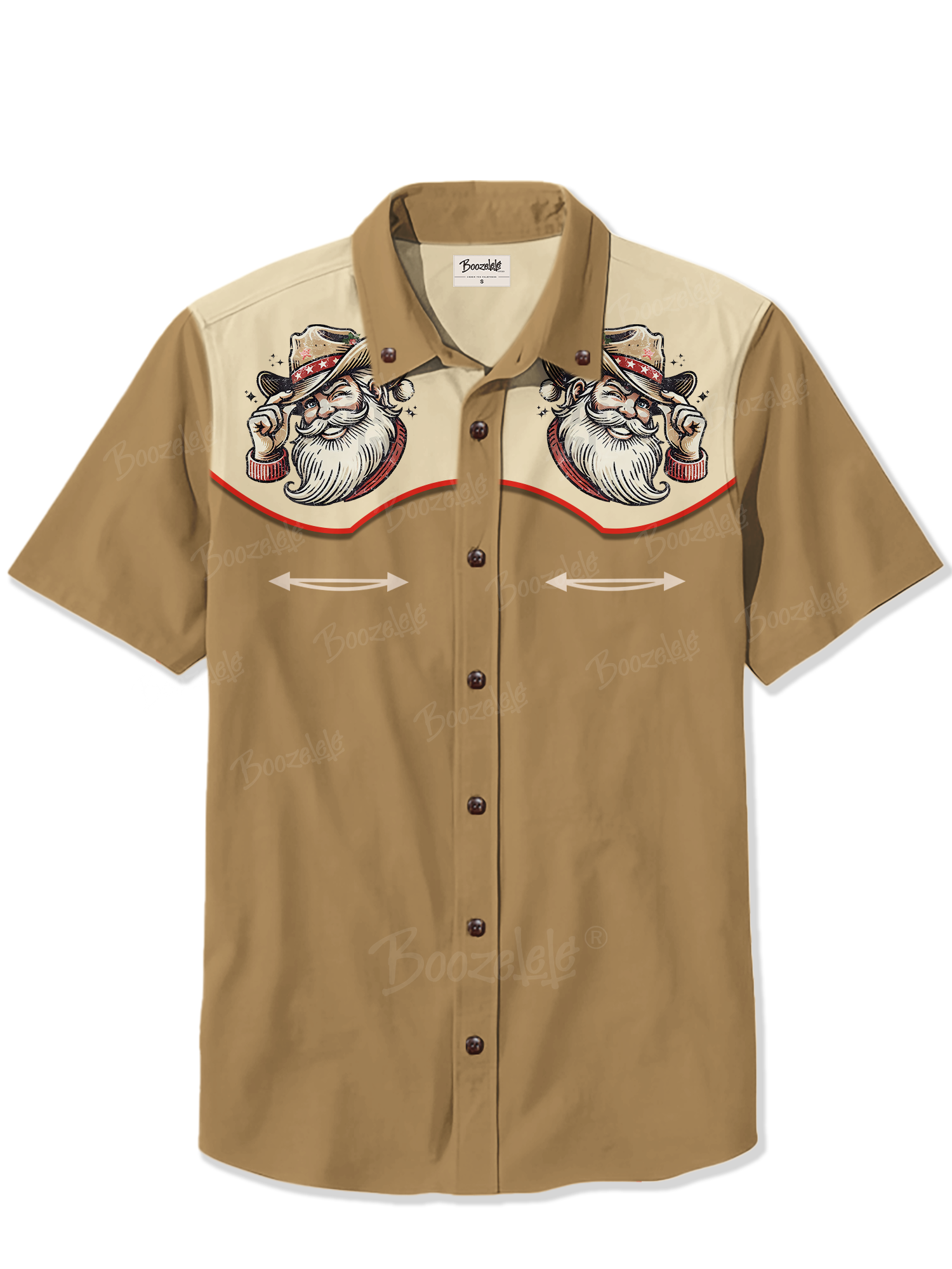 Coquettish Santa Claus - 100% Cotton Shirt