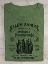 Graphic Tee Women's Salem Witch Convention Casual Sweatshirt