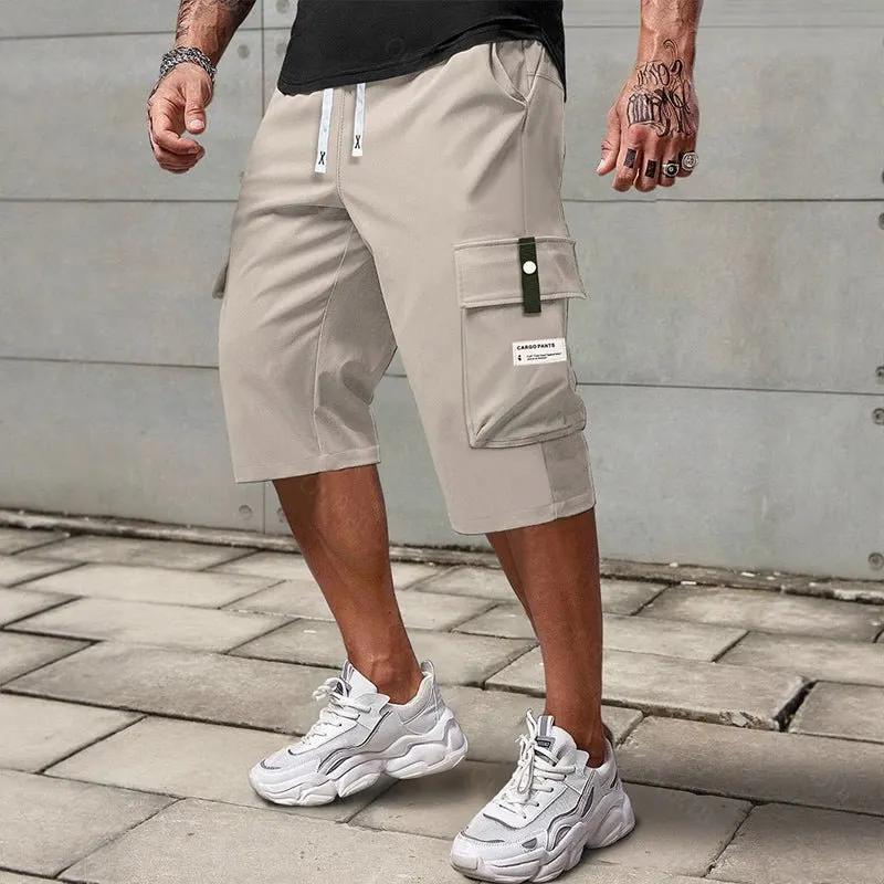 Casual men's cargo shorts