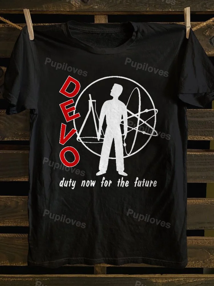 Pupiloves Pupiloves Devo Band Duty Now for The Future T-shirt
