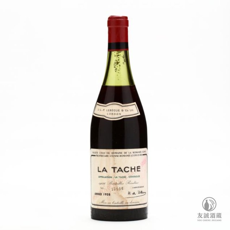 1958年 Roman&eacute;e-Conti La T&acirc;che 拉塔希特級園紅酒 友誠酒藏