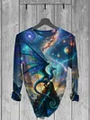 Unisex Dragon Print Casual T-Shirt