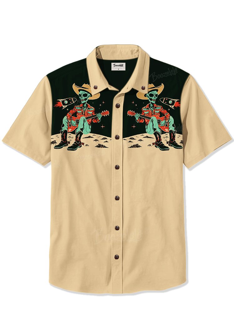 Alien Cowboy! - 100% Cotton Shirt