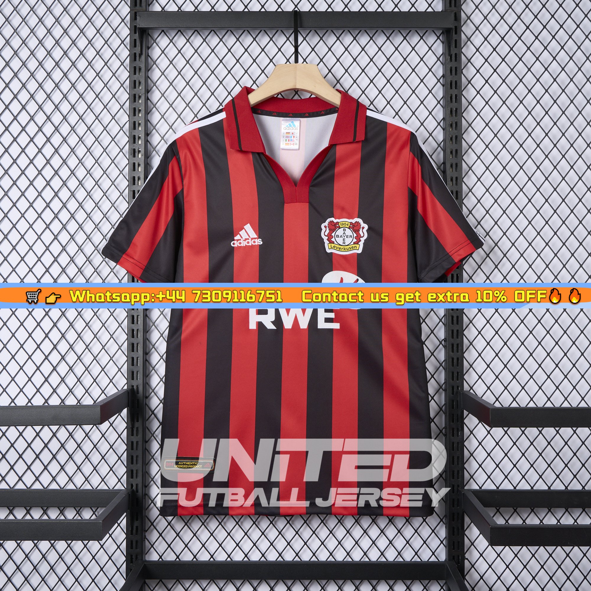 Retro Bayer 04 Leverkusen 2001-02 Home Jersey
