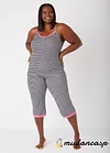 Emme Jordan Striped PJ Set