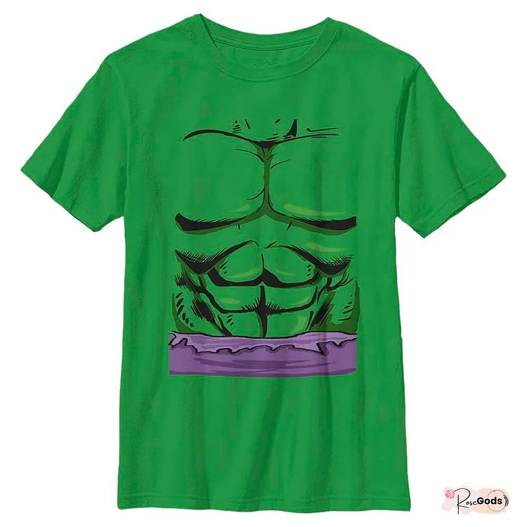 Boy's Marvel Halloween Hulk Classic Costume T-Shirt