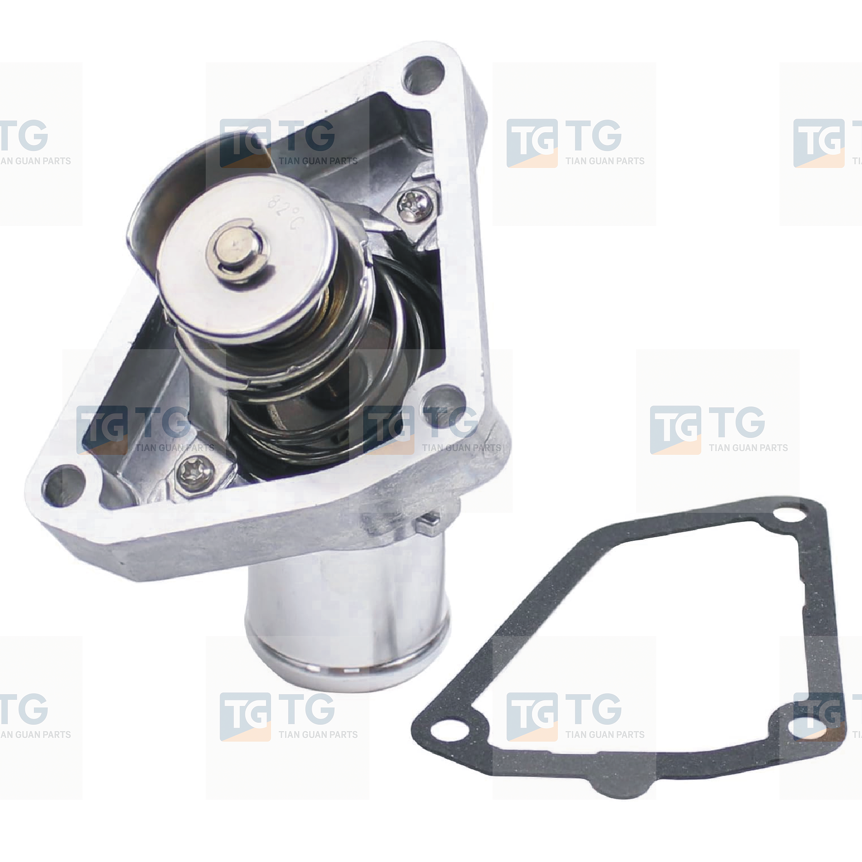 Engine Coolant Thermostat with Gasket for Nissan NV3500 Frontier Xterra Pathfinder  21200-31U1B  13050-31U00  21200-31U13