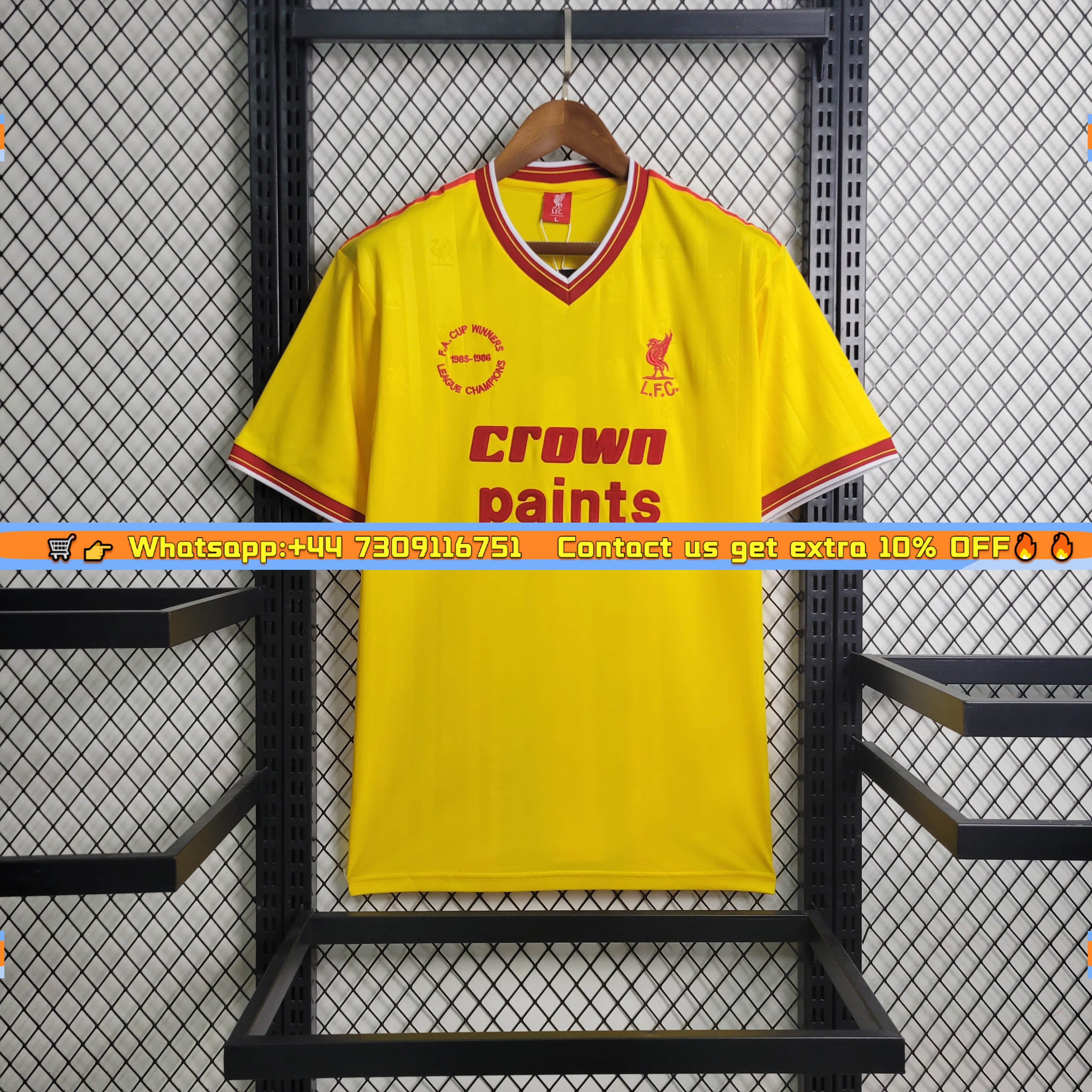Retro Liver.pool 1986-87 Third Jersey