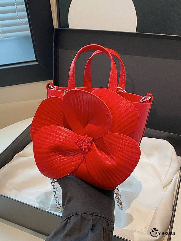 Flower Shape Pleated Split-Joint Bags Crossbody Bags Handbags Tote Bags | IFYHOME
