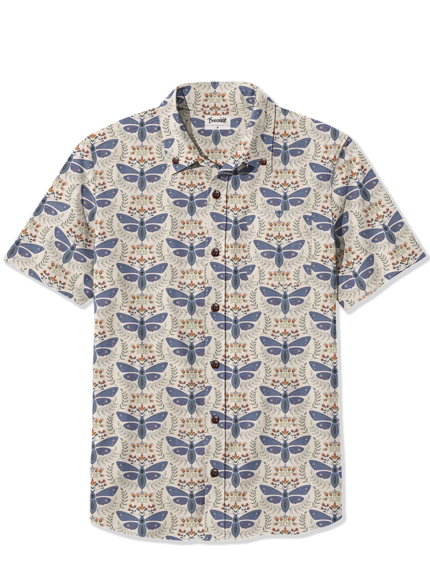 【Carrie Cantwell X Boozelele】Death's Head Moth - 100% Cotton Shirt