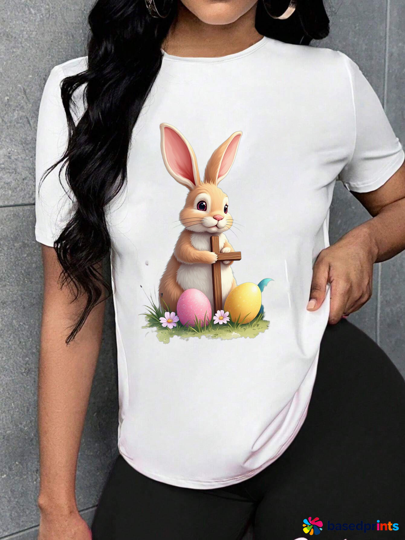 Easter Bunny Cross T-Shirt