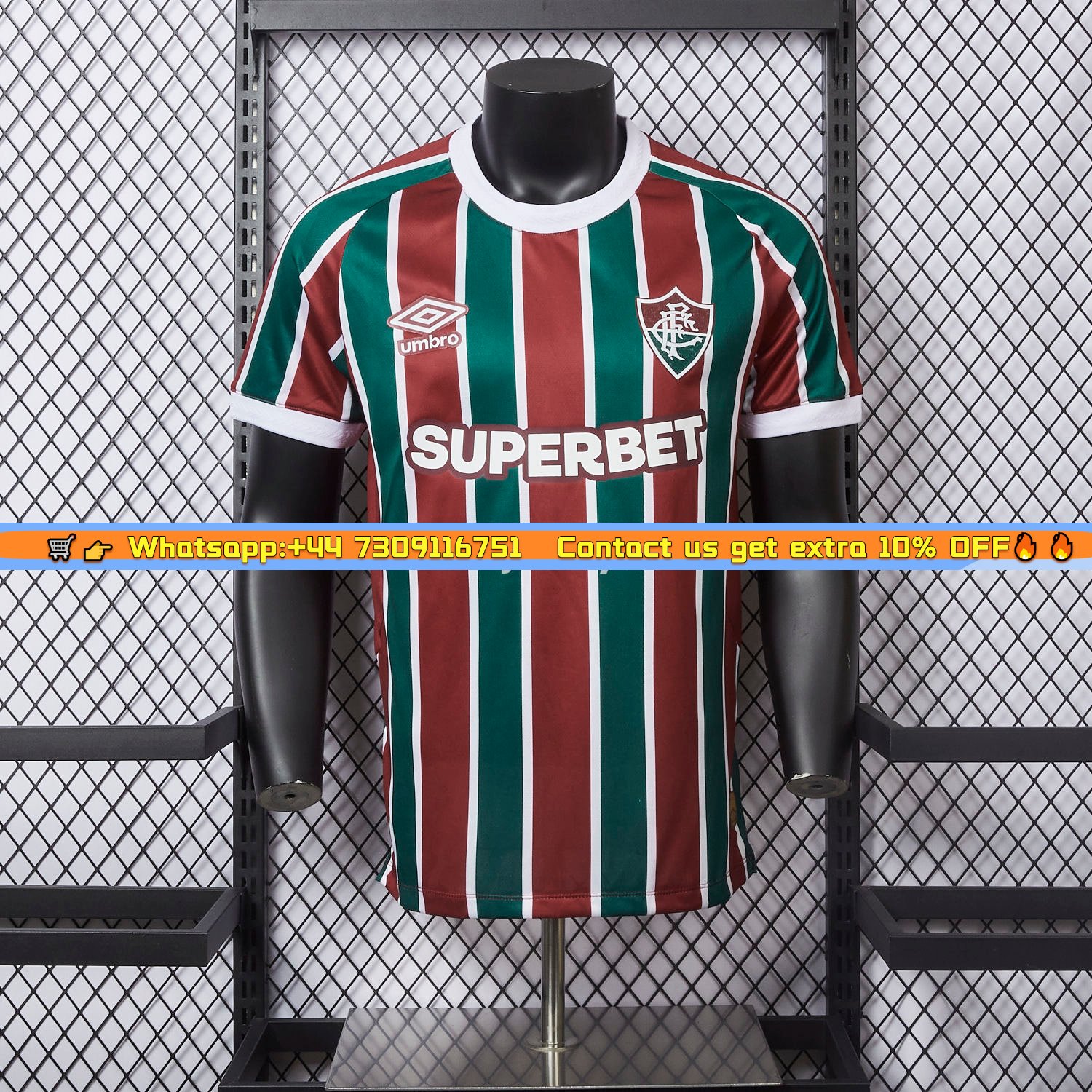 Fluminense 25-26 Home Jersey With Chest Sponsor - Player Version