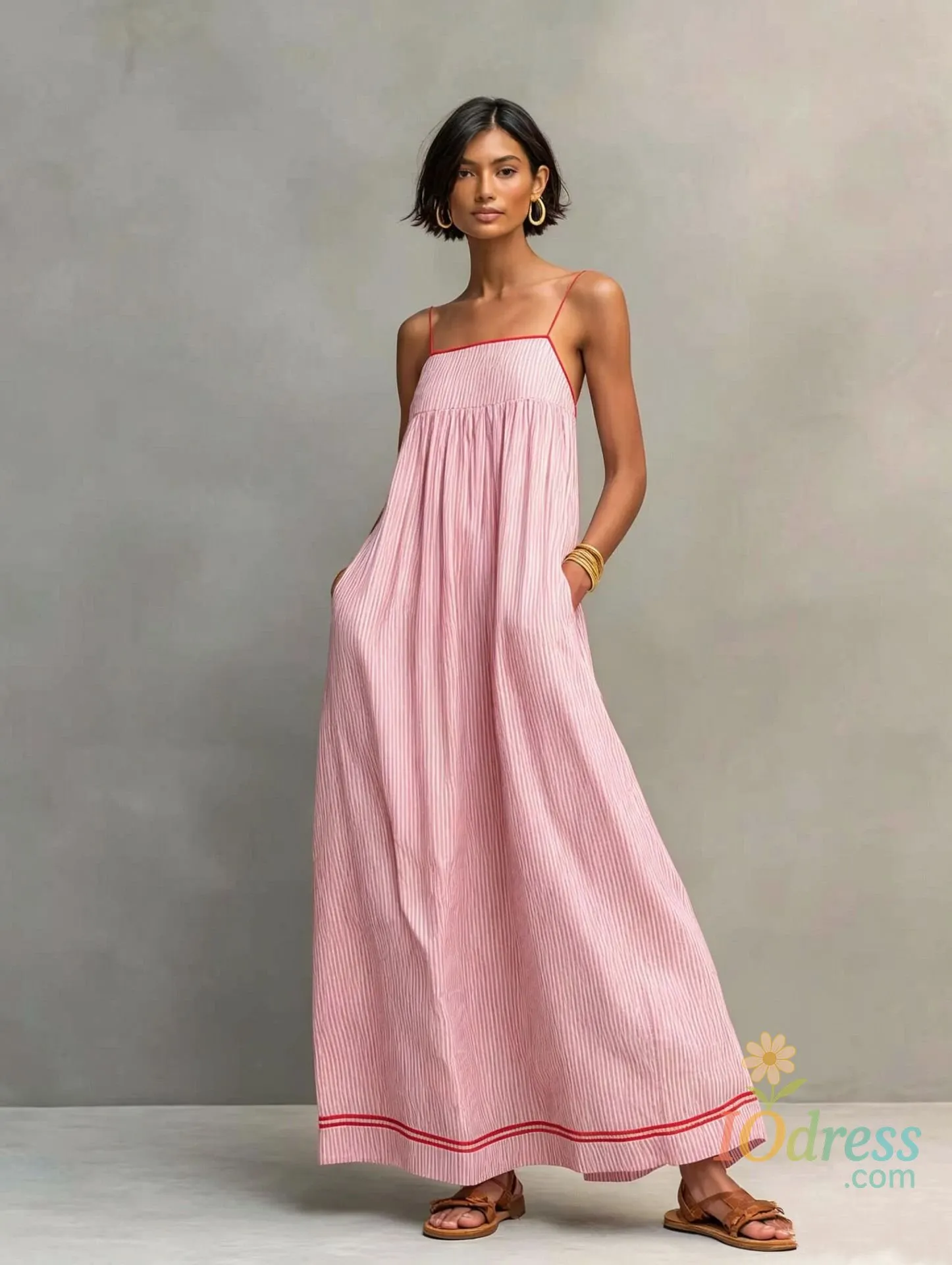 IO dress Dresses 2026 Woman Fashion Casual Backless Sleeveless Dress Contrast Off Shoulder Vestidos Simple Style Robe Loose Temperament IO Dress