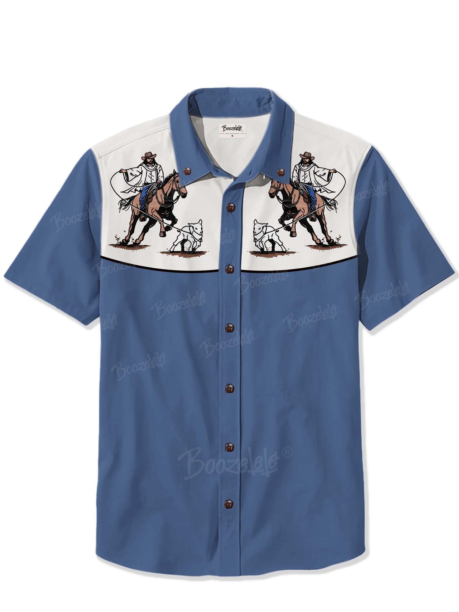Easter Jesus Cowboy And Goats - 100% Cotton Shirt