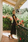 Ellianna Floral Maxi Dress in Black