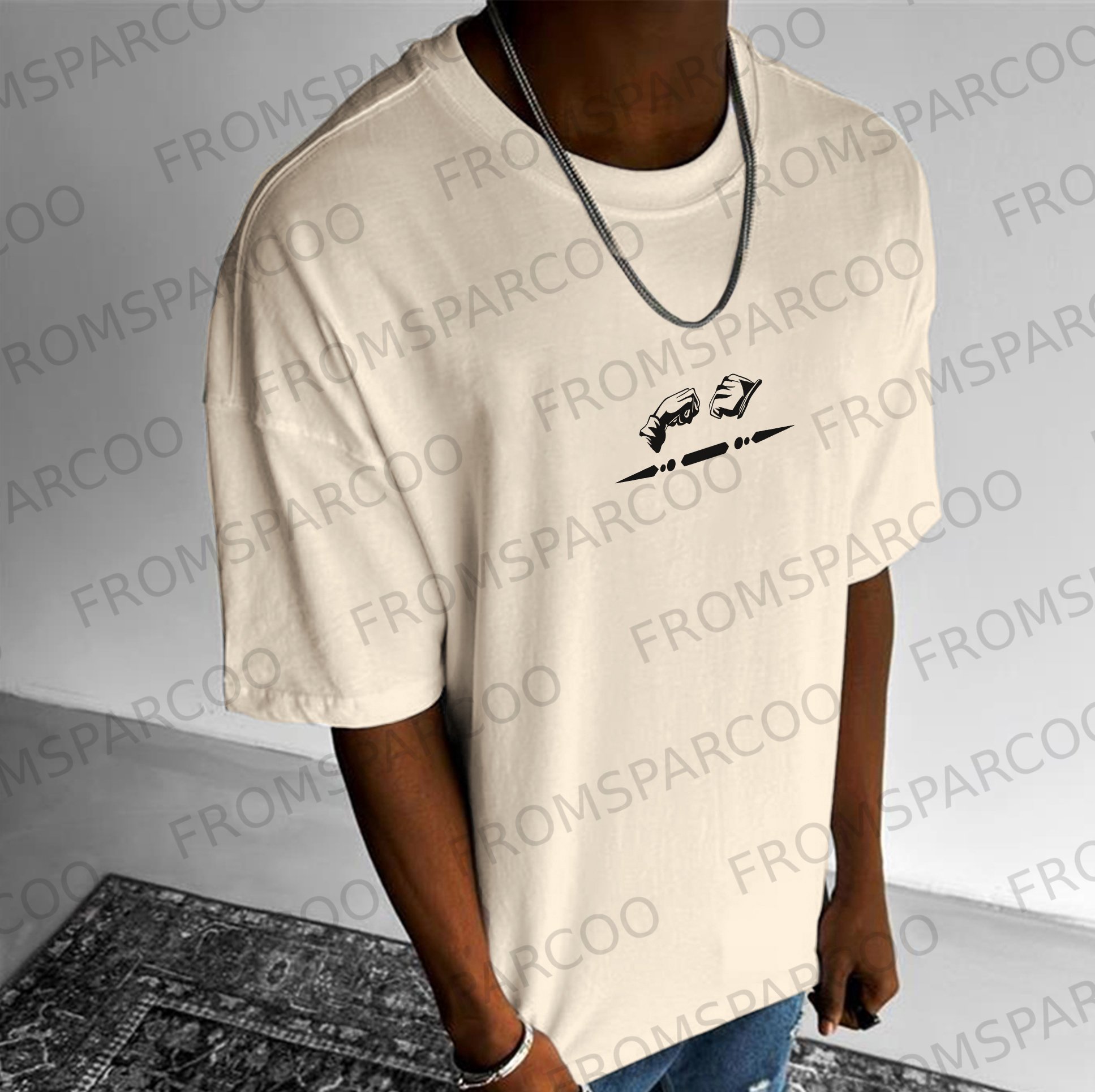 Oversized Dragon Ball anime graphic design printed T-shirt