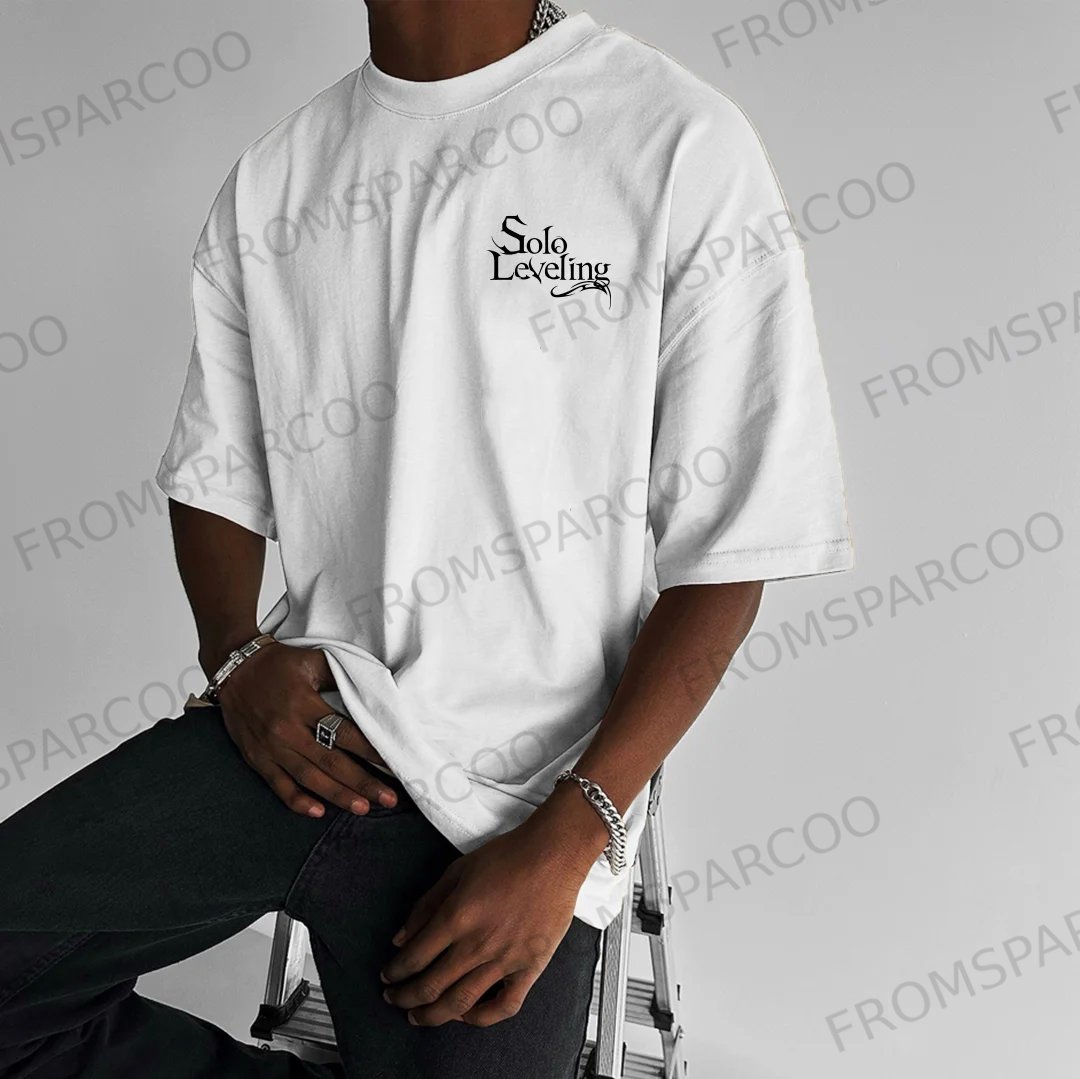 Unisex Solo Leveling Demon Anime Print T-Shirt