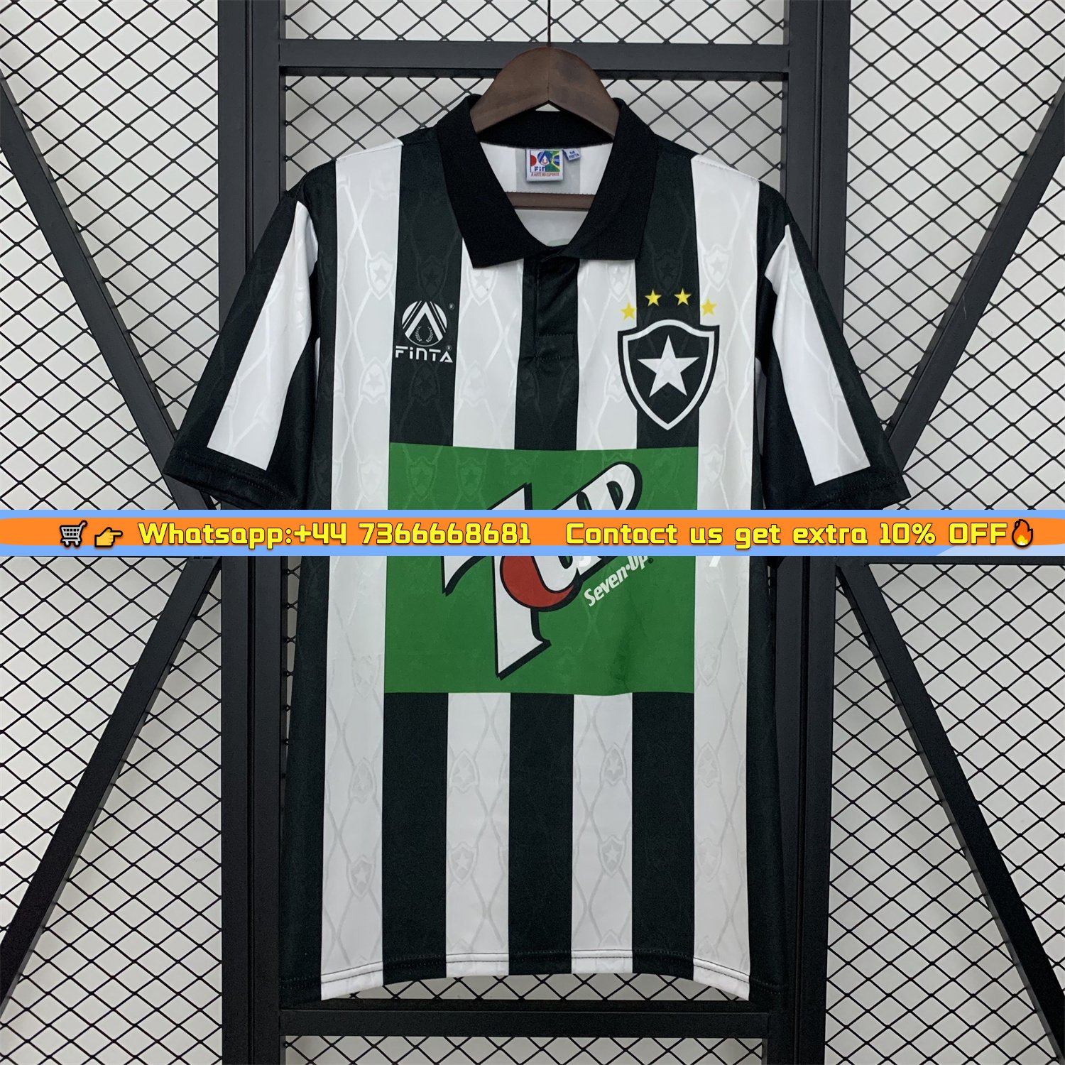 Retro Botafogo 1995 Home Jersey