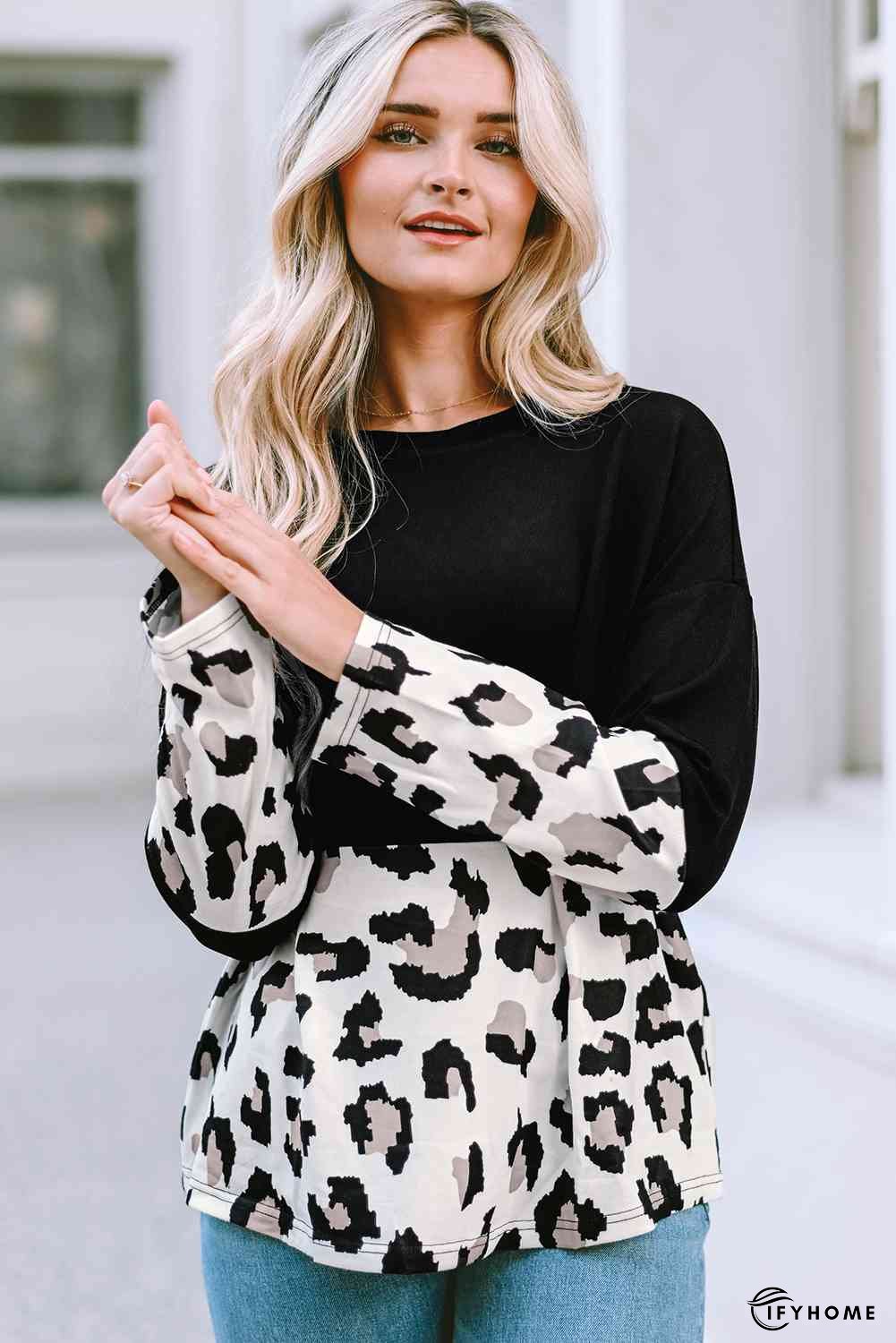 Leopard Long Sleeve T-Shirt | IFYHOME