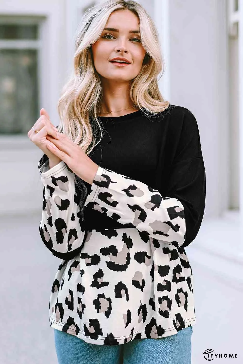 Leopard Long Sleeve T-Shirt | IFYHOME