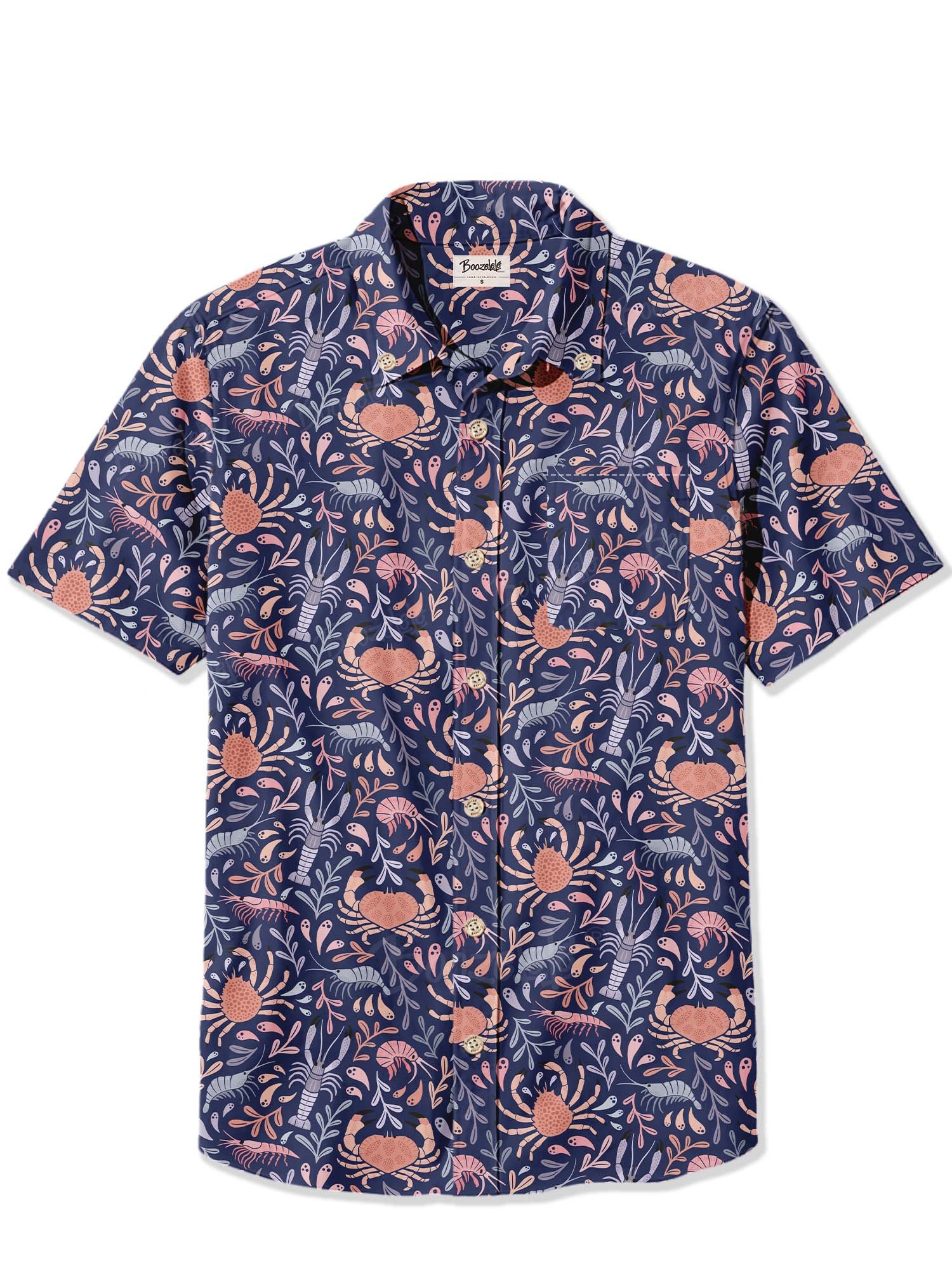 【Ester Bernaldo de Quir&oacute;s X Boozelele】Crabs And Lobsters - 100% Cotton Shirt