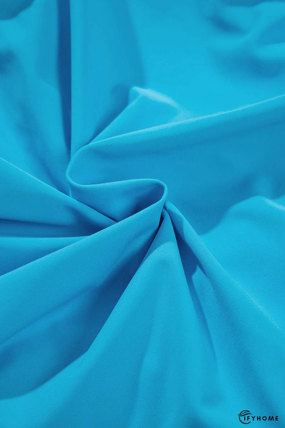 Rose Red Two-tone Patchwork Cutout One Piece Swimsuit | IFYHOME