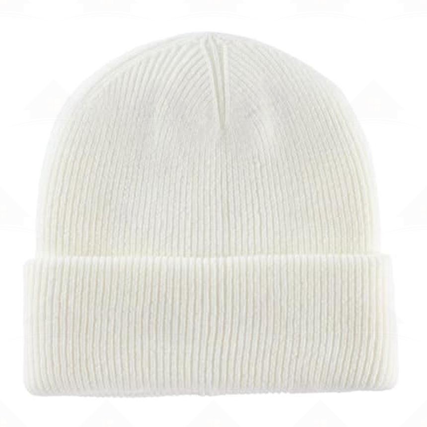 Home Prefer Men's Cuffed Beanie Hat Thick Knitted Winter Hat Acrylic Warm Stocking Skull Caps