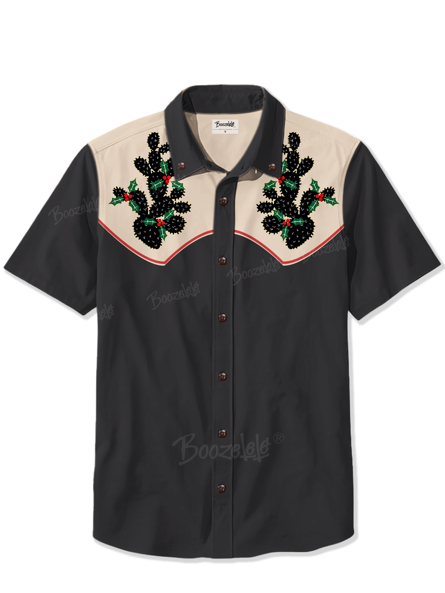 Christmas Western Cactus - 100% Cotton Shirt