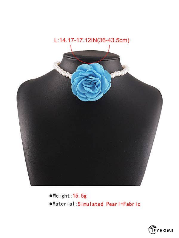 Three-Dimensional Flower Necklaces Accessories | IFYHOME