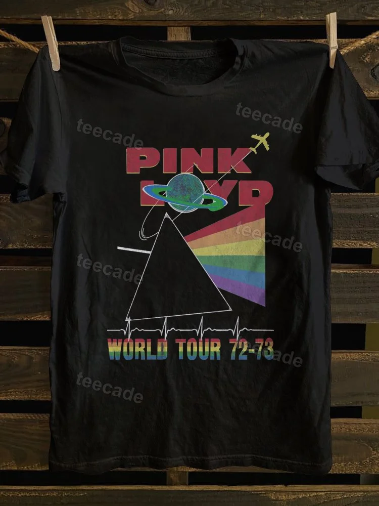 Teecade Teecade Pink Floyd Prism Tour T Shirt T-shirt