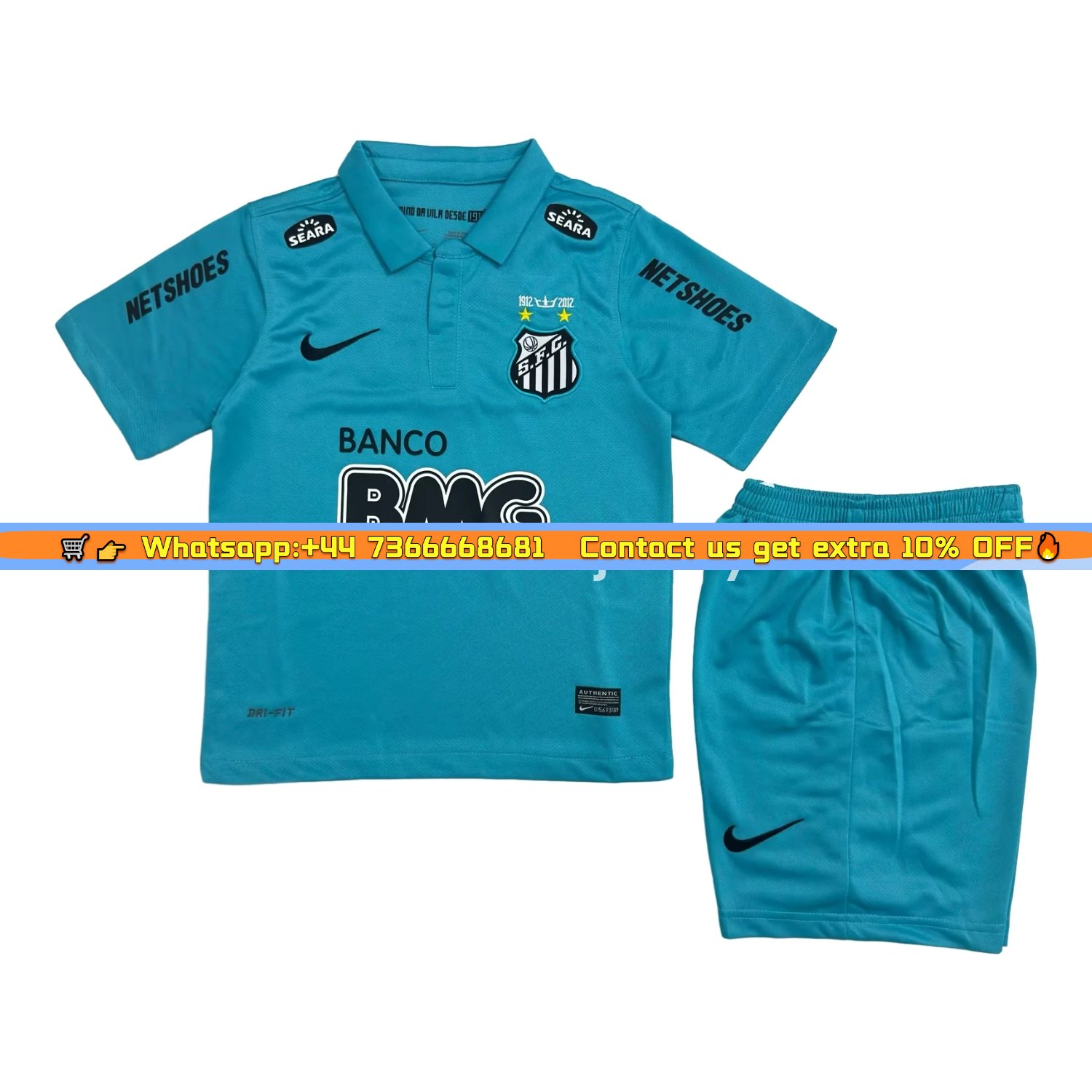 Retro Santos 2012 Third Kids Kit