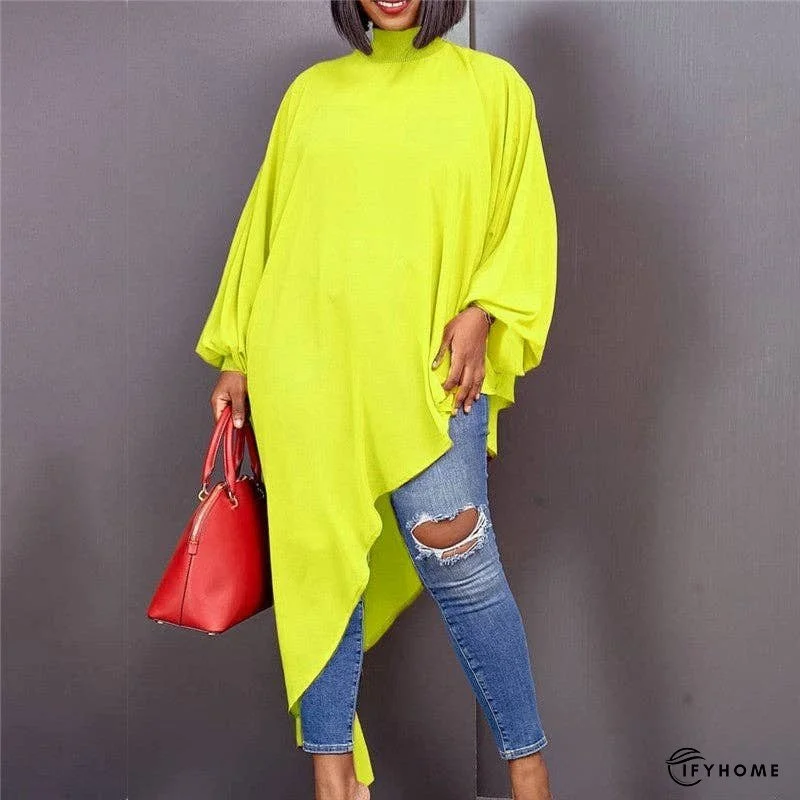 Solid Color Irregular Fashion Plus Size Cowl | IFYHOME
