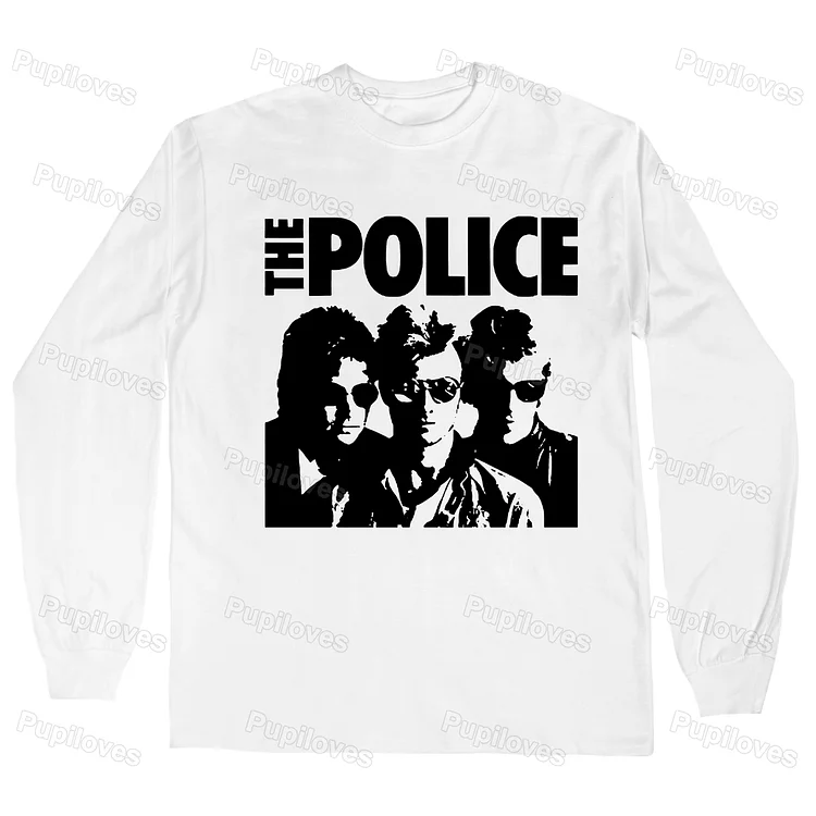 Pupiloves Pupiloves The Police Long Sleeve T-shirt