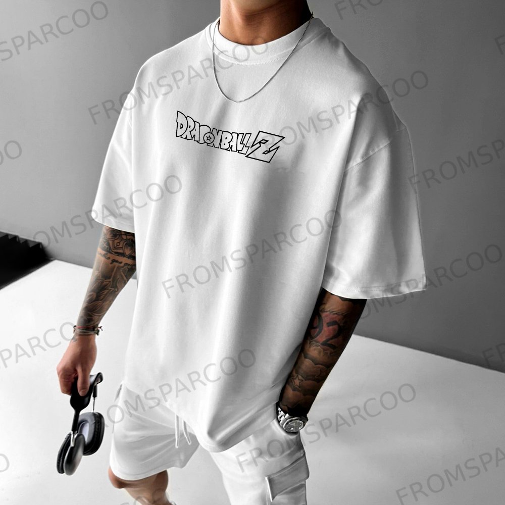 Unisex Oversized Dragon Ball Print T-Shirt
