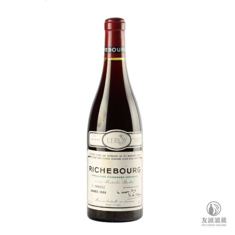 1986年 Roman&eacute;e-Conti Richebourg 裡奇堡紅酒 友誠酒藏