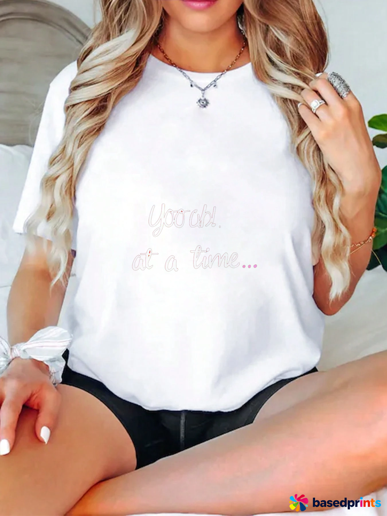 White Casual T-Shirt Women Summer Short Sleeve Tops
