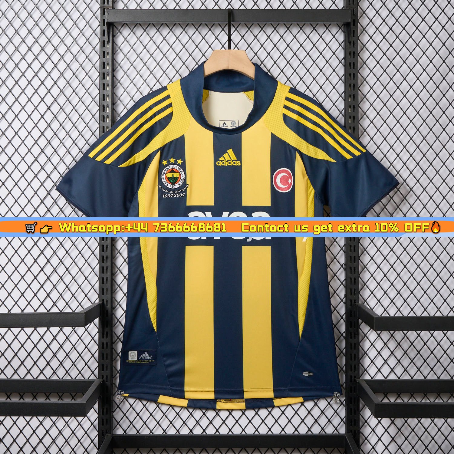 Retro Fenerbahce 2008-09 Home Jersey