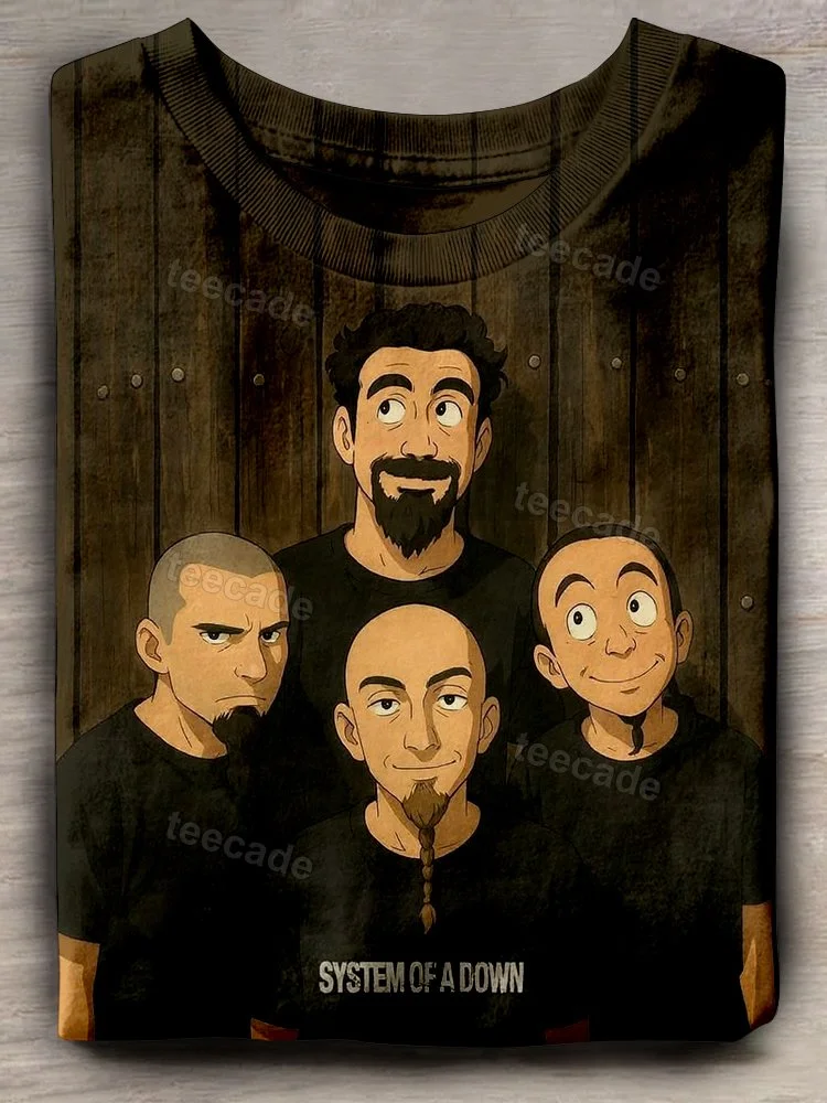 Teecade System of A Down Band Art Print T-shirt