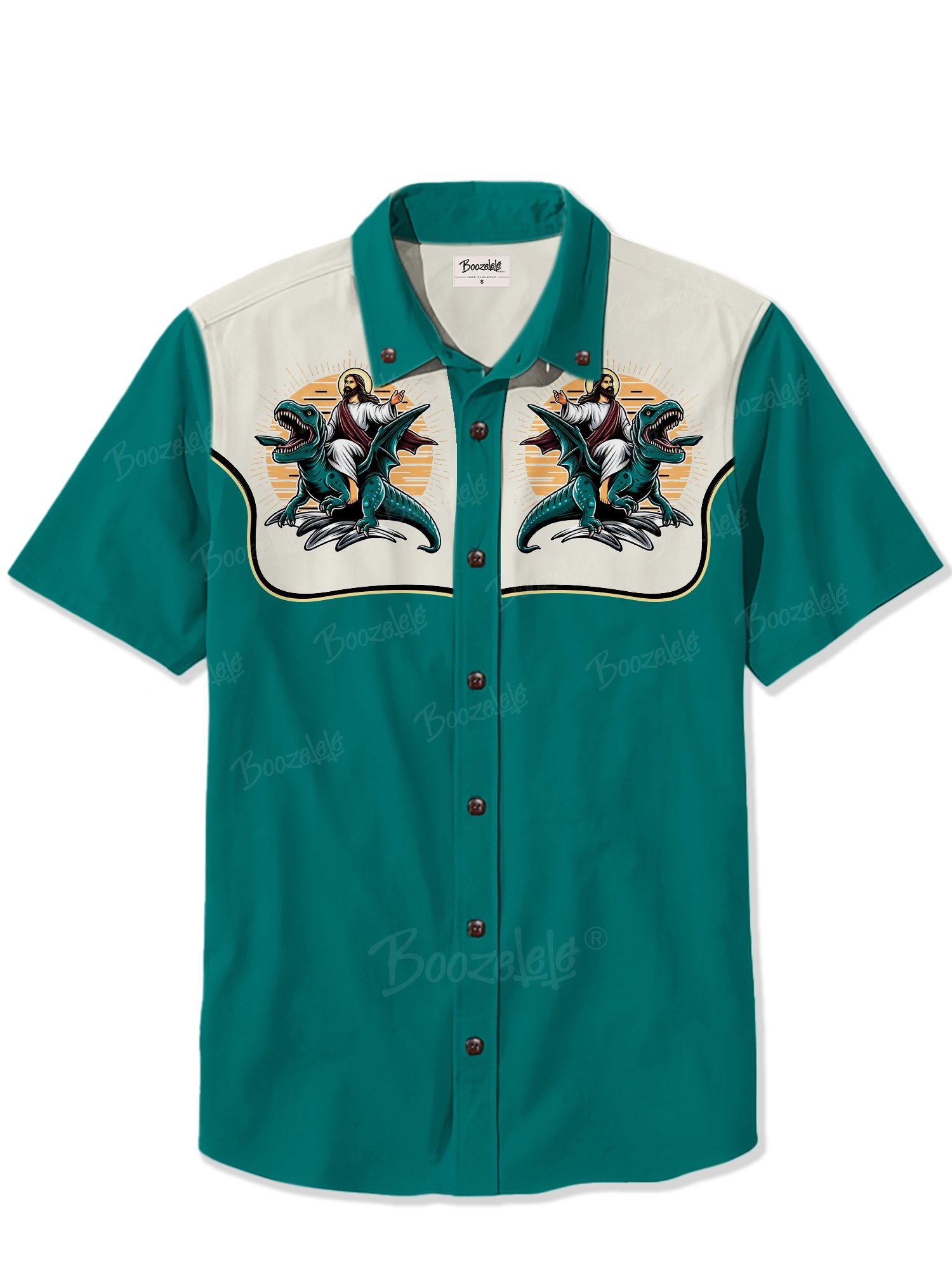 Jesus And Dinosaurs - 100% Cotton Shirt