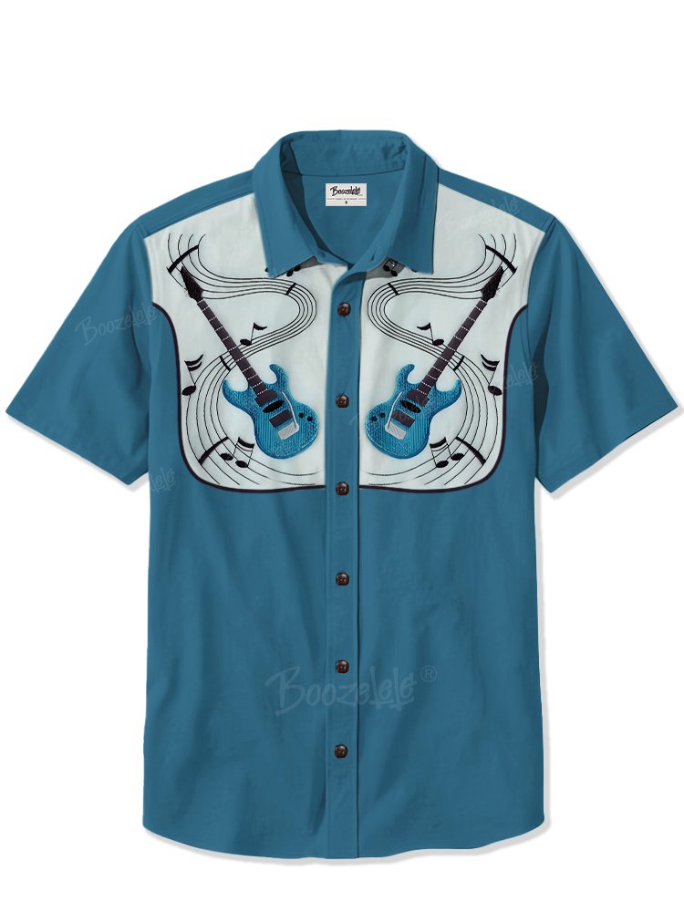 Music Guitar - 100% Cotton Shirt