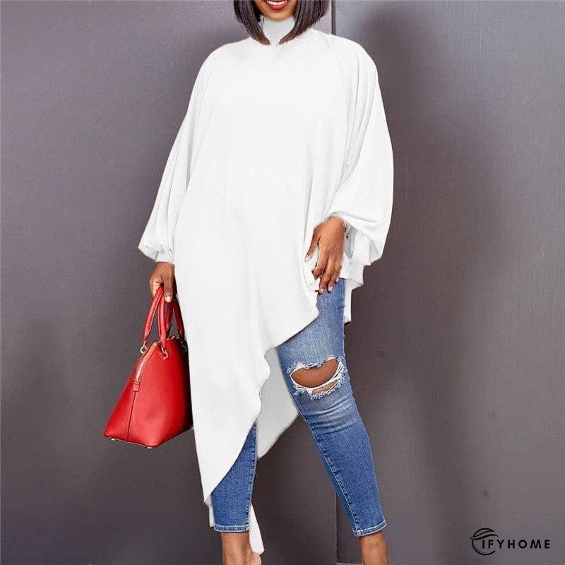 Solid Color Irregular Fashion Plus Size Cowl | IFYHOME