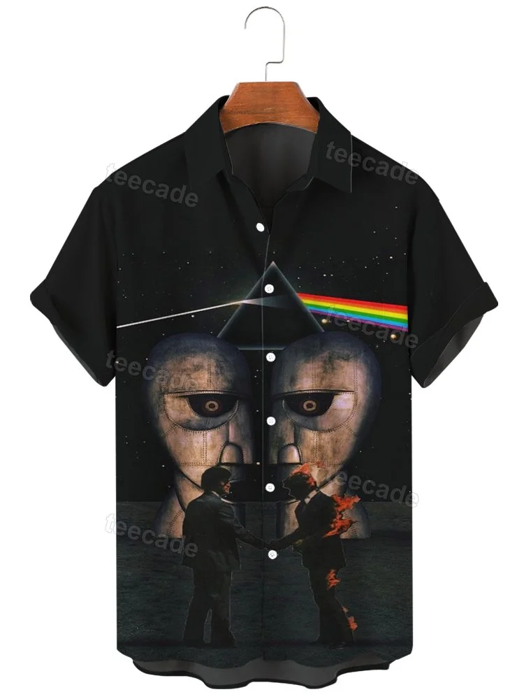 Teecade Teecade Pink Floyd Band Art Print Shirt