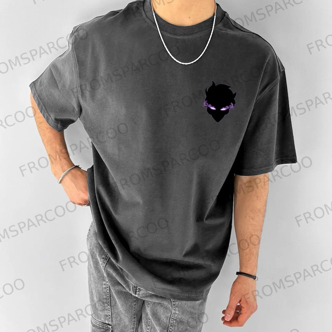 Unisex Solo Leveling Anime Print T-Shirt